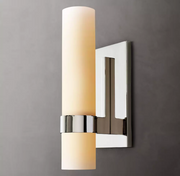 Ravelle Milk Glass  Sconce