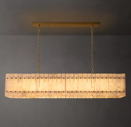 San Marco Alabaster Linear Chandelier 54