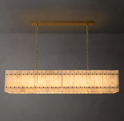 San Marco Alabaster Linear Chandelier 54