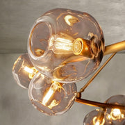 Bubble Clear Glass Round Chandelier 36