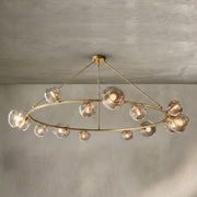 Bubble Clear Glass Round Chandelier 36