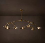 Lily Clear Glass Round Chandelier 54