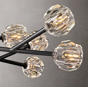 Boule DeClear Cristal  Glass Rod Pendant