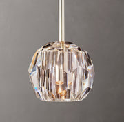 Boule DeClear Cristal  Glass Rod Pendant