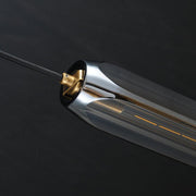 Postmodern Ashtray Crystal Tube Pendant 15