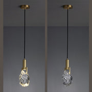 Modern Amorphous Crystal Pendant Light