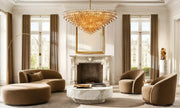 Chiaray Glass Multi-Tier Round Chandelier 61