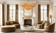 Chiaray Glass Multi-Tier Round Chandelier 61
