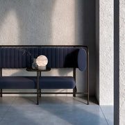 Wenny Round Alabaster Table Lamp