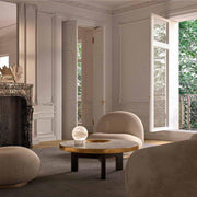 Wenny Round Alabaster Table Lamp