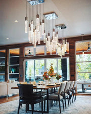 Aria Light Luxury Glacier Bubble Crystsal Chandelier