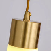 Jade Modern Brass Alabaster Pendant Light