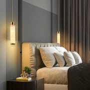 Jade Modern Brass Alabaster Pendant Light