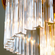 Valentina Satin Brass Chandelier