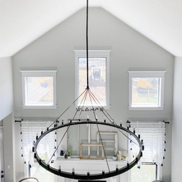 Vintage Filament Round chandelier 73