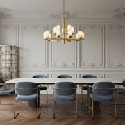 Moonshade Natural Alabaster Multi-Light Chandelier