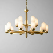 Moonshade Natural Alabaster Multi-Light Chandelier