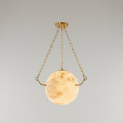 Sphere Atlas Alabaster Pendant Lamp