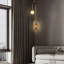 Load image into Gallery viewer, U-shaped Brass Bedroom Pendant Light Modern Lighting
