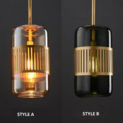 U-shaped Brass Bedroom Pendant Light Modern Lighting