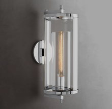 Load image into Gallery viewer, Devaux Grand Round Sconce Modern Stairwell Wall Sconce