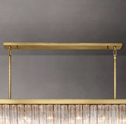 Caesar Glass Tube Linear Chandelier 72