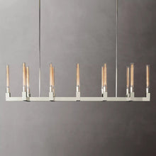Load image into Gallery viewer, Cannele Linear Candlestick Linear Chandelier Light 67&quot;