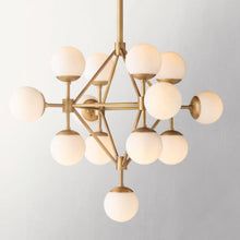 Load image into Gallery viewer, Marley Cluster Globe Chandelier 33&quot;, Ball Modern Decorative Led Chandelier for Home
