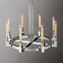Load image into Gallery viewer, Cannele Linear Candlestick Round Chandelier Light 36&quot;
