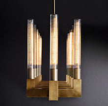 Load image into Gallery viewer, Cannele Linear Candlestick Linear Chandelier Light 67&quot;