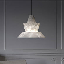 Load image into Gallery viewer, Linden Alabaster Dining Kitchen Island Pendant Light
