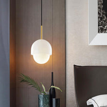 Load image into Gallery viewer, Mohsin Modern Alabaster Pendant Light