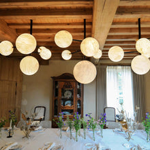 Load image into Gallery viewer, Logan Modern Alabaster Pendant Light for Kitchen Island
