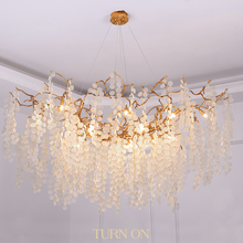 Load image into Gallery viewer, Ursa Branch Crystal Dining Room Chandelier
