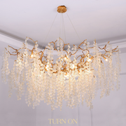 Ursa Branch Crystal Dining Room Chandelier