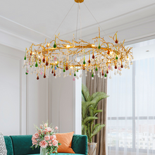 Load image into Gallery viewer, Louise Colorful Crystal Raindrop Branch Chandelier