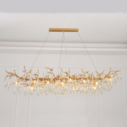 Louise Clear Crystal Branch Chandelier, Unique Chandelier Designs