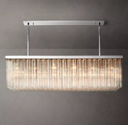 Caesar Glass Tube Linear Chandelier 72
