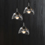 Raquel Dining Room Crystal Pendant Light Black