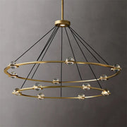 Éclatant 2-Tier Round Chandelier 60