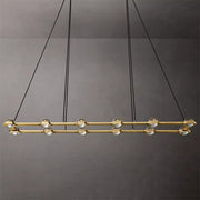 Éclatant Planet Rectangular Modern Chandelier