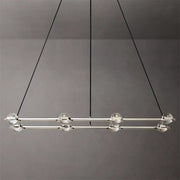 Éclatant Planet Rectangular Modern Chandelier