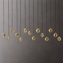 Load image into Gallery viewer, Carlos Planet Linear Chandelier, Modern lights decoration
