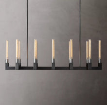 Load image into Gallery viewer, Cannele Linear Candlestick Linear Chandelier Light 55&quot;