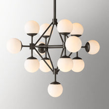 Load image into Gallery viewer, Marley Cluster Globe Chandelier 33&quot;, Ball Modern Decorative Led Chandelier for Home