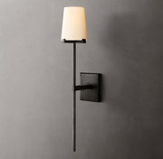 Pauillac Torch Fabric Shade Wall Sconce