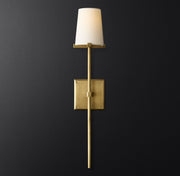 Pauillac Torch Fabric Shade Wall Sconce