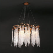 Round Waterfall Chandelier