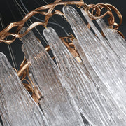 Round Waterfall Chandelier