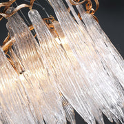 Round Waterfall Chandelier